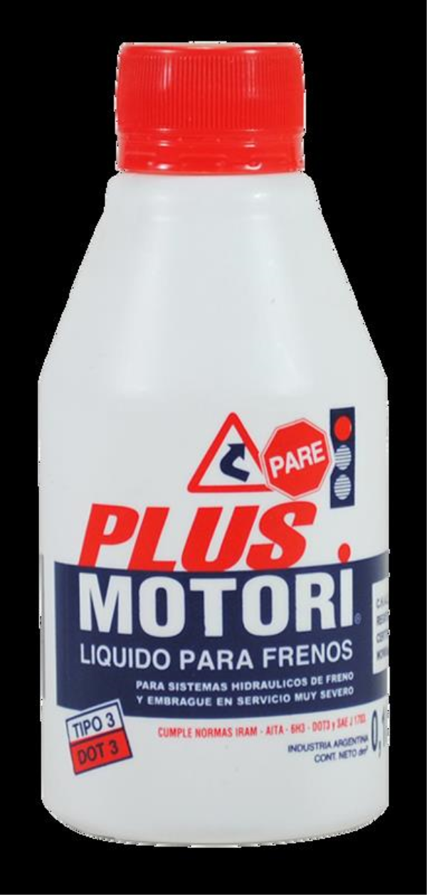 LIQUIDO DE FRENOS PLUSMOTORI DOT 3 24X180 cc (OK)
