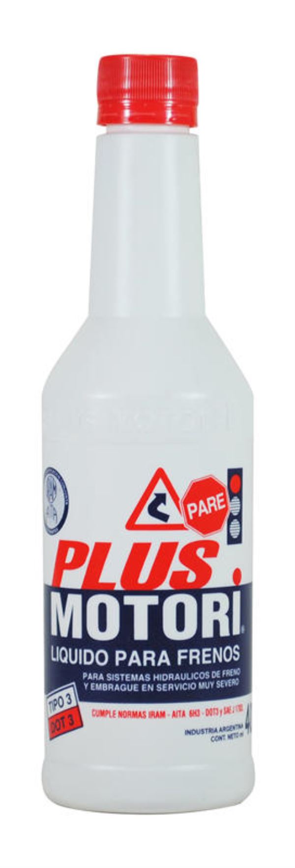 LIQUIDO DE FRENOS PLUSMOTORI DOT 3 12X400 cc (OK)