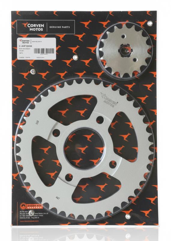 KIT PIÑON Y CORONA TRIAX 150 C/SEG.