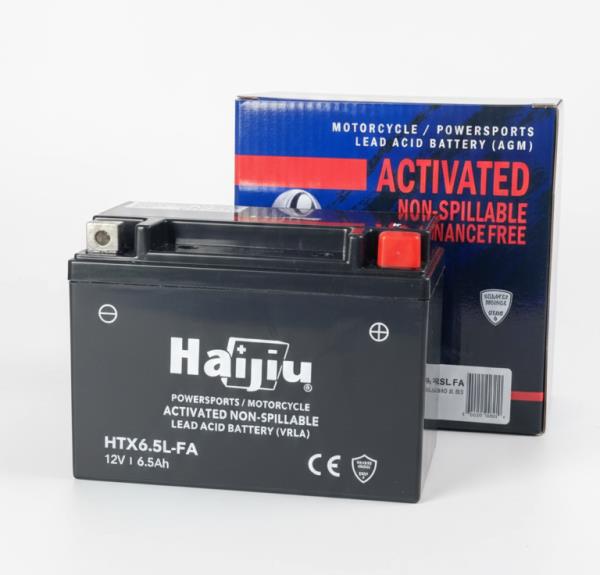 BATERIA HAIJIU YTX6.5L-BS/HTX6.5L-FA (ok) 1x6 12V
