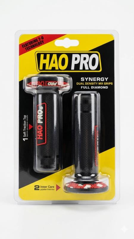 PUÑO TIPO PRO TAPER ROJO HAO