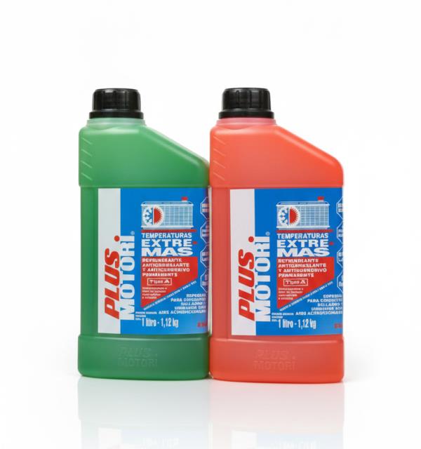 REFRIGERANTE-ANTICONGELANTE PLUSMOTORI ACP-REF-AC-ROJO/AZUL/VERDE/AMARILLO X 1 LT (OK)