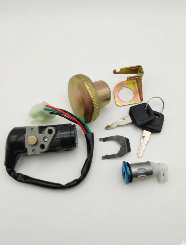 SET LLAVES (CONTACTO Y BAUL) GILERA SMASH
