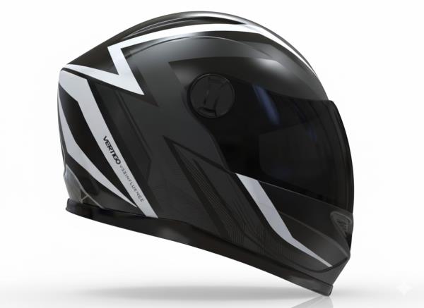 IG3200 VERTIGO V32 INFLUENCE BLANCO/NEGRO MATE - S