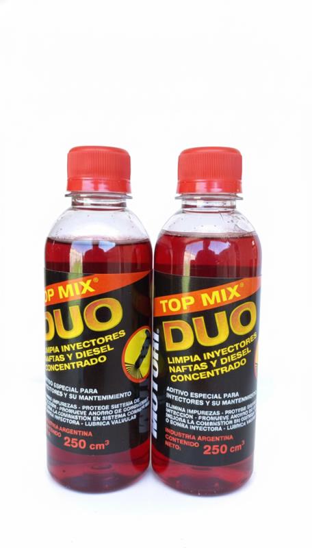 TOP MIX DUO-LIMPIA INYECTORES NAFTA/DIESEL 16X250 cc (OK)