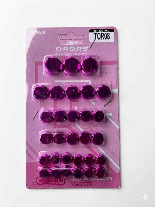 TAPITAS ANODIZADAS CUBRE TORNILLOS X 30 
UNIDADES  - ROSA