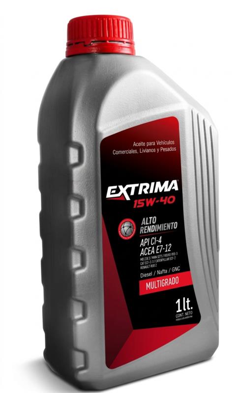EXTRIMA DIESEL 15W40 CI-4 12x1 Lts (ok)