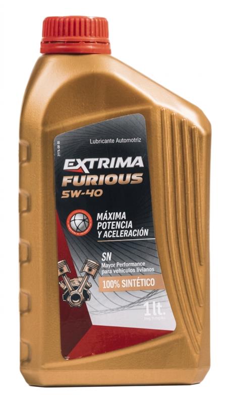 EXTRIMA SINTETICO Furious 5w40 12x1 Lt. (ok)