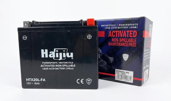 BATERIA HAIJIU YTX20L-BS/YB16(C)L-B/HTX20L-FA (OK) 1x4 12V