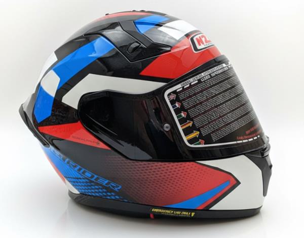 GO RIDER STREAM QUADRI BLUE TINTED + CLEAR VISOR