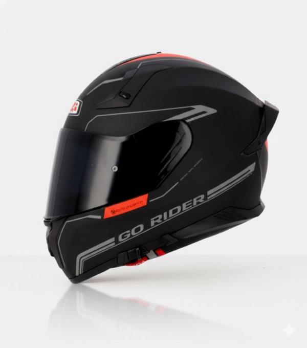 GO RIDER DUO SOLID BLACK&RED