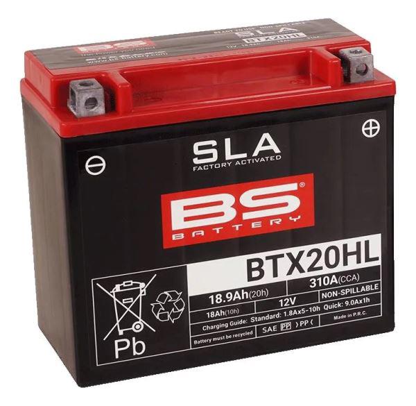 Bateria de Litio LIX20HQ-YTX20-BS- YTX20H-BS-YTX20L-BS-YTX20HL-BS (OK) 1x4 12V